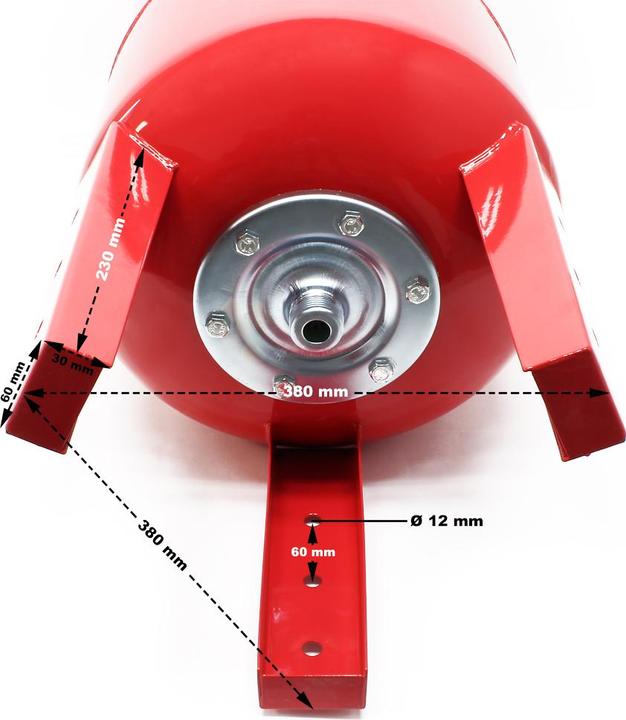 Produktbild Wiltec Membrankessel 100 L Hauswasserwerk Ausdehnungsgefäss vertikal Druckkessel (Hauswasserpumpe)