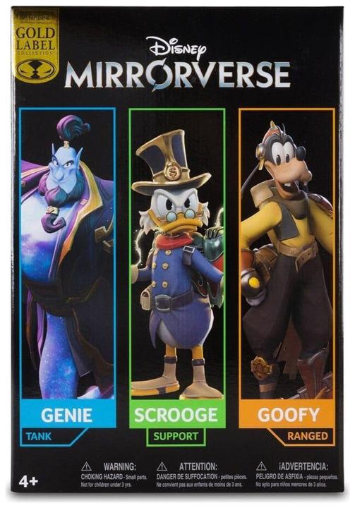 Immagine prodotto McFarlane Disney Mirrorverse Action Figure Combopack Genio, Paperone e Pippo (Etichetta Oro) 13 - 18 cm