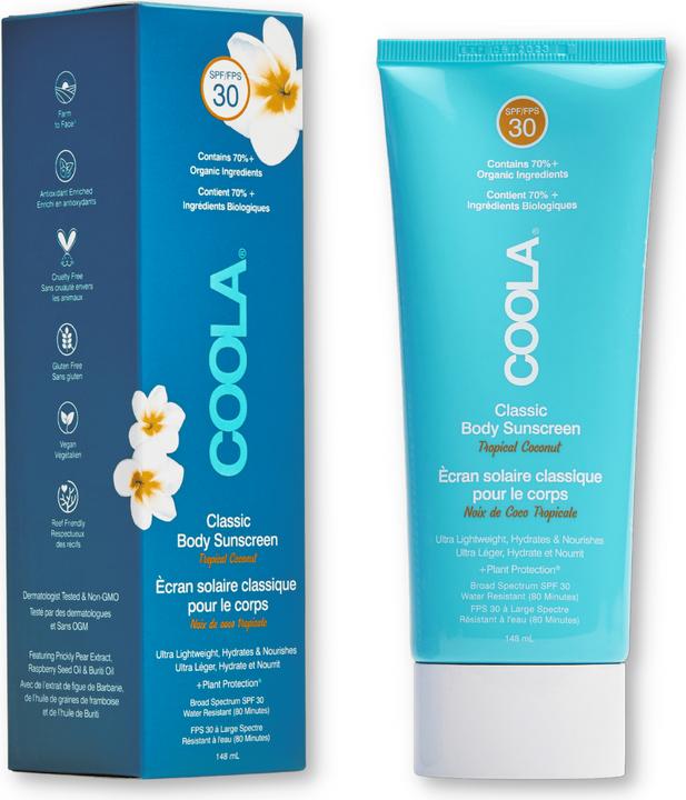 Produktbild Coola Suncare Classic Lotion Tropical Coconut (Sonnencreme Gesicht, SPF 30, 148 ml, 148 g)