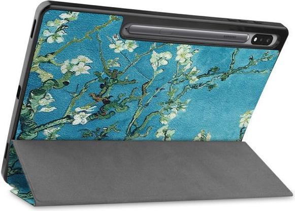 Actual product image MU Style Triple folding cover with pattern (Galaxy Tab S7+)