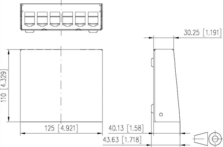 Produktbild Metz Connect 6 Port Aufputz Gehäuse