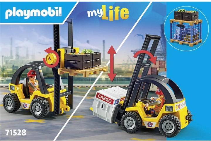 Image du produit Playmobil 71528 Chariot élévateur avec cargaison (71528, Playmobil Ma vie)