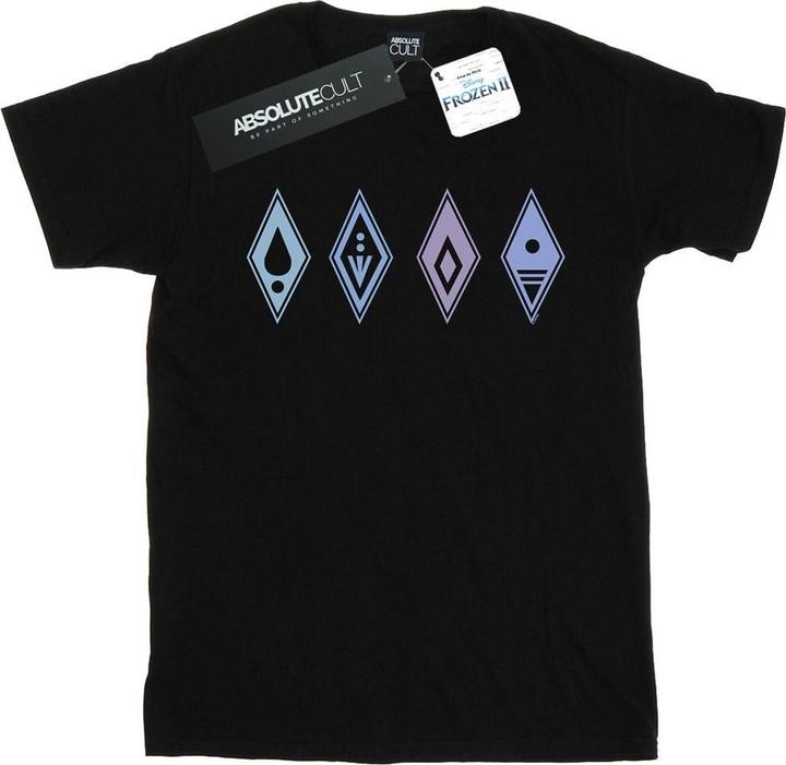 Image du produit Disney - T-shirt FROZEN ELEMENTS SYMBOLS - Femme (5XL)
