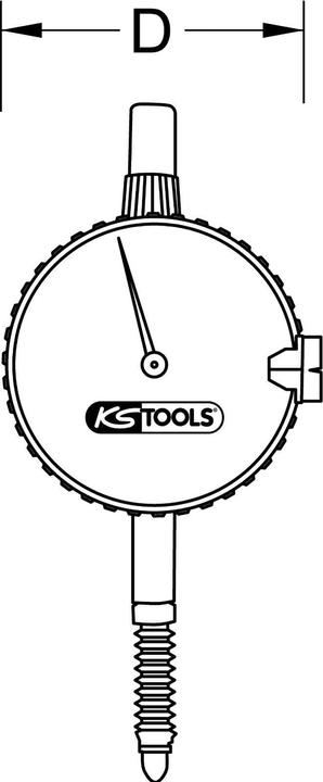 Produktbild KS Tools Präzisions-Messuhr (1 cm)