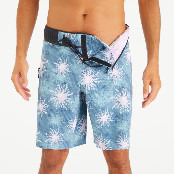 Immagine prodotto Olaian Boardshorts Herren lang Morpho Yingyang 20" blau (40)