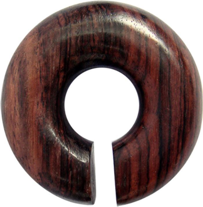 Image du produit Star Piercing Poids d'oreille Donut petit en bois Narra (sans laiton, Organique)