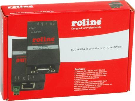 Actual product image Roline RS232 Extender over TP. DIN Rail