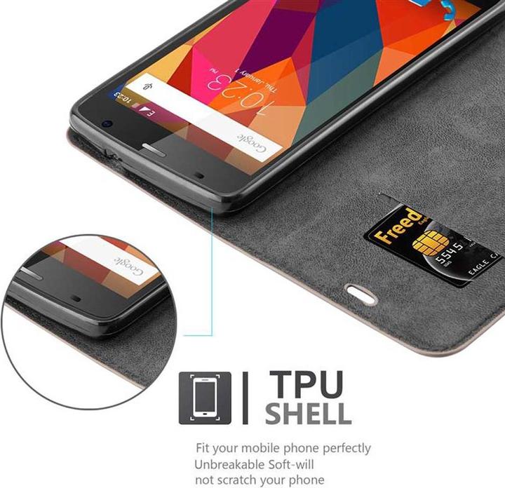 Productafbeelding Cadorabo Boek Onzichtbare Magneethoes (ZTE Blade L5)
