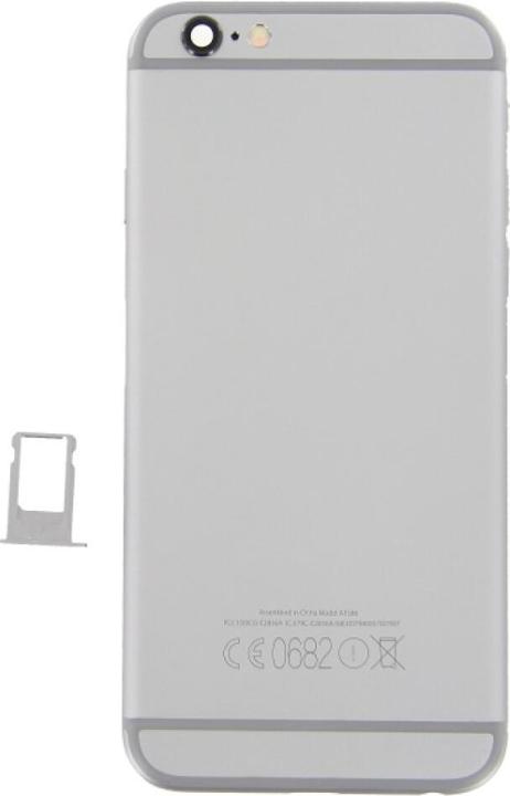 Actual product image OEM Replacement iPhone 6 Back Completely Grey (iPhone 6)