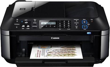 Canon PIXMA MX410, All-in-One inkl.Fax mit ADF, LAN, WLAN (Tintenpatrone, Farbe)