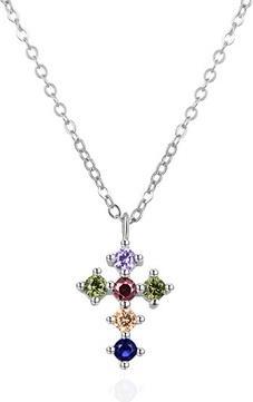 Actual product image Agato - Silver necklace with a cross AGT-N002C (chain. pendant)