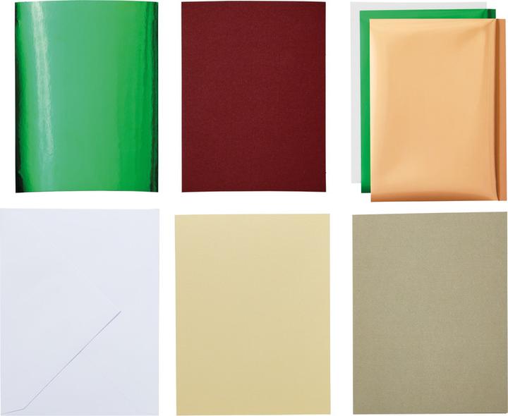 Actual product image Cricut Blank Card Joy 10.8 x 14 cm Transfer, Cream/Khaki, 8 pieces (8 pcs.)