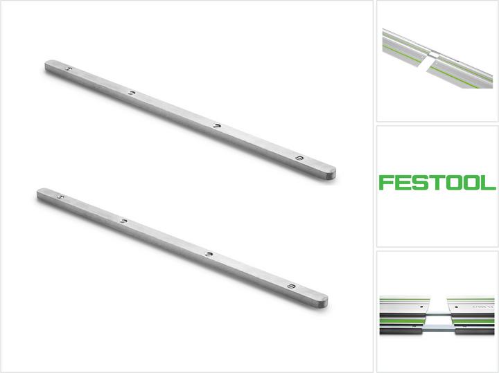 Festool Pièces de raccordement FSV ( 2x 482107 ) Pour connecter deux rails de guidage (30.50 cm)