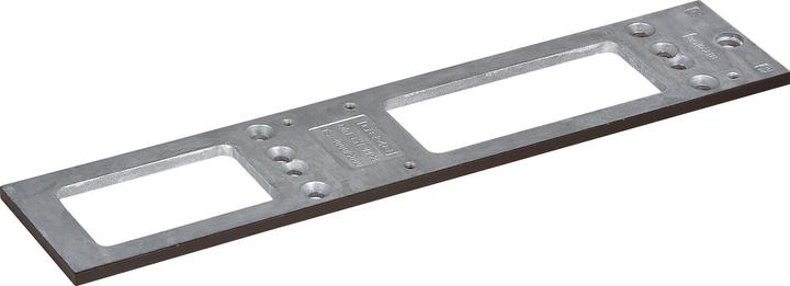 Geze Montageplatte 5 mm dick, (Türbeschlag) für TS 4000/5000, dunkelbraun