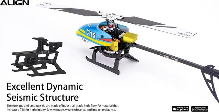 Produktbild Align Helikopter T-Rex T15 Combo, Gelb BTF