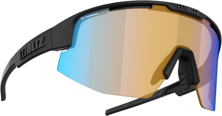 Matt Black, orange w blue multi