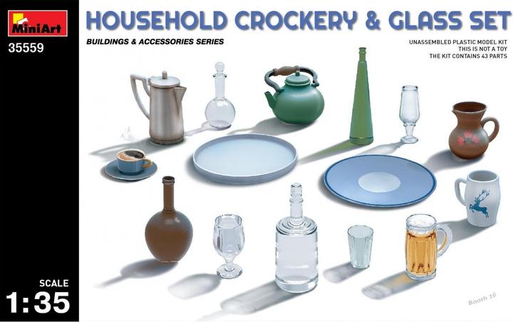 Produktbild Mini art Household Crockery & Glass Set