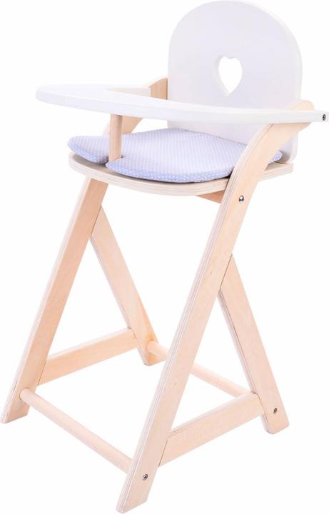Engelhart Puppenstuhl Grau/Weiss