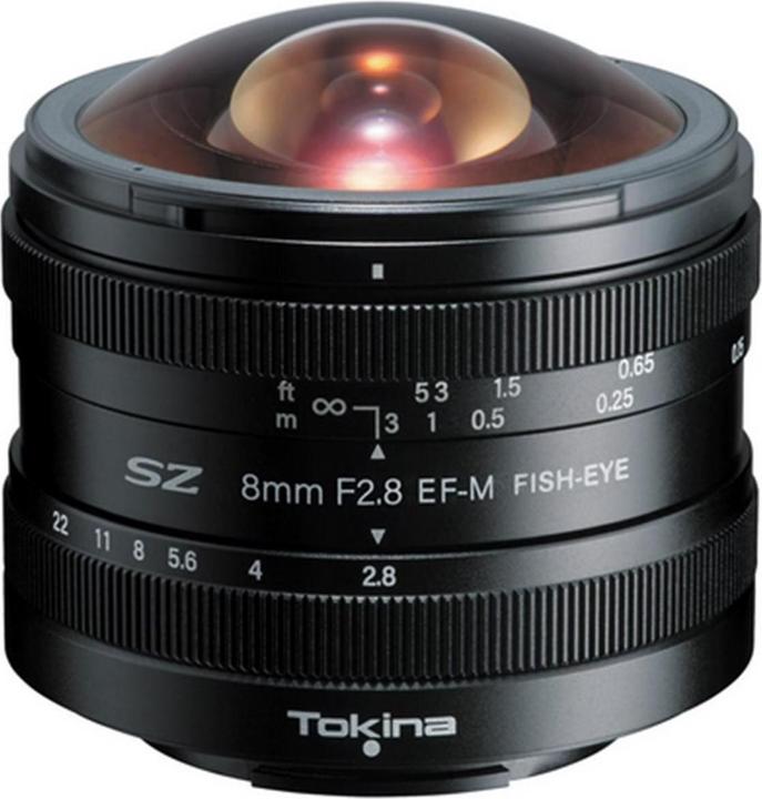 Tokina SZ 8mm 1:2.8 Fisheye Canon EF-M (Canon EF-M, APS-C / DX)