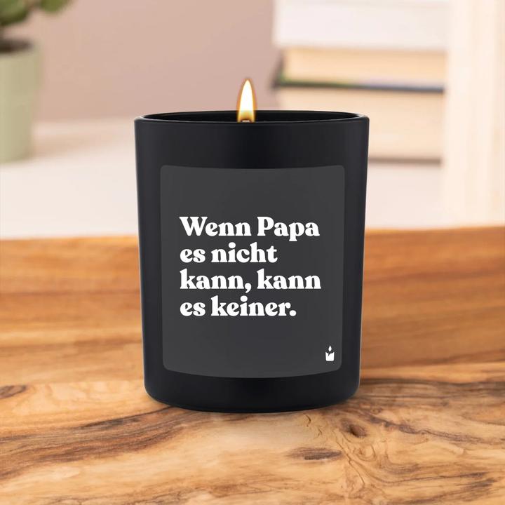 Actual product image Chatty Candles Woody scented candle If dad can't do it, nobody can.