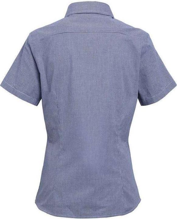 Actual product image Premier Womens/Ladies Gingham Short-Sleeved Shirt (38 D)