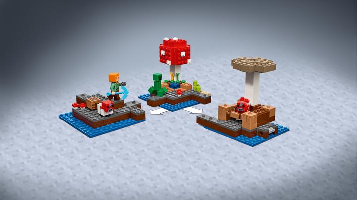Actual product image LEGO The mushroom island (21129, LEGO Minecraft)
