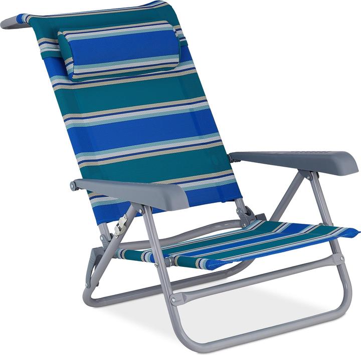 Bleu-vert-blanc rayé