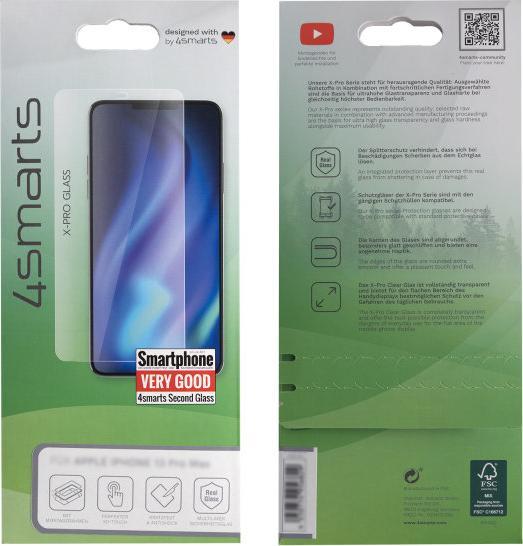 Actual product image 4smarts Second Glass 2.5D (1 Piece, Apple iPhone 14 Pro Max)