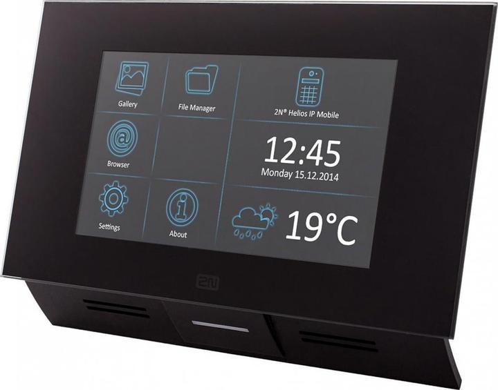 2N Innensprechstelle Indoor Touch 2.0 PoE Schwarz (Ethernet)
