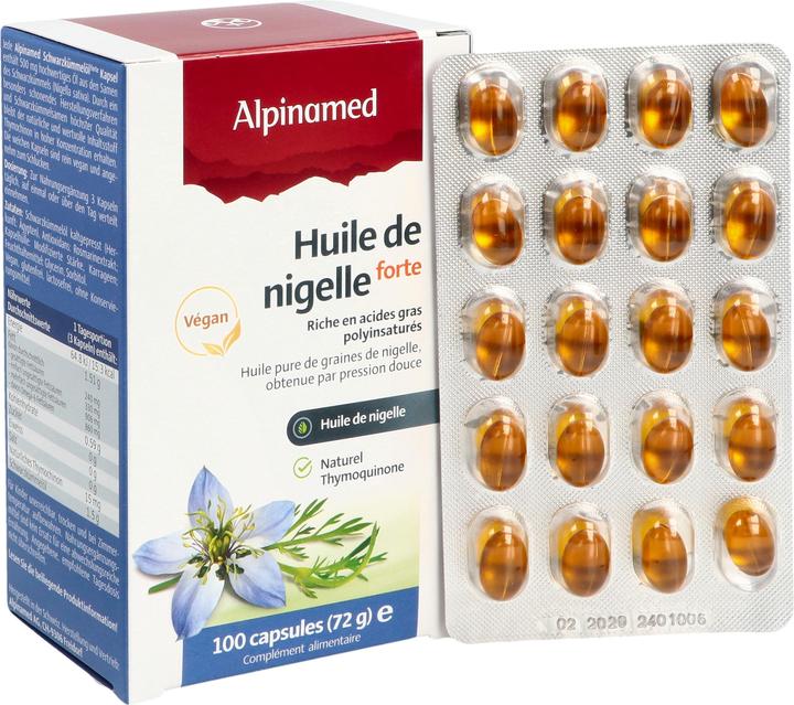 Produktbild Alpinamed Schwarzkümmelöl (100 Stück, Kapseln, 112 g)