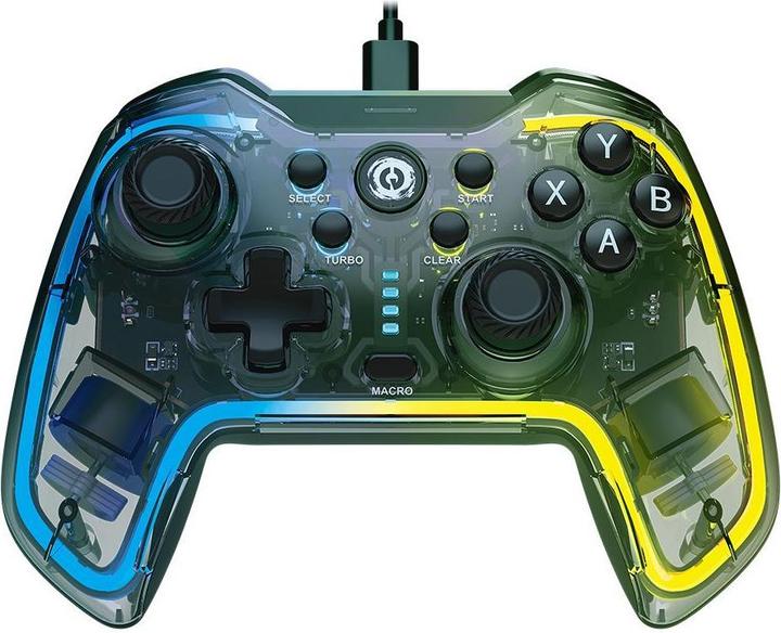 Canyon GP-02, bedrade gamepad voor Windows/PS3/Android mediabox/android tv-toestel/Nintendo Switch, kabel (Windows, PS3, Android, Switch)