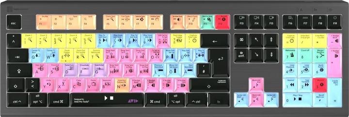 Produktbild Logickeyboard Avid Pro Tools Astra2 BL dt. Mac (DE, Kabelgebunden)