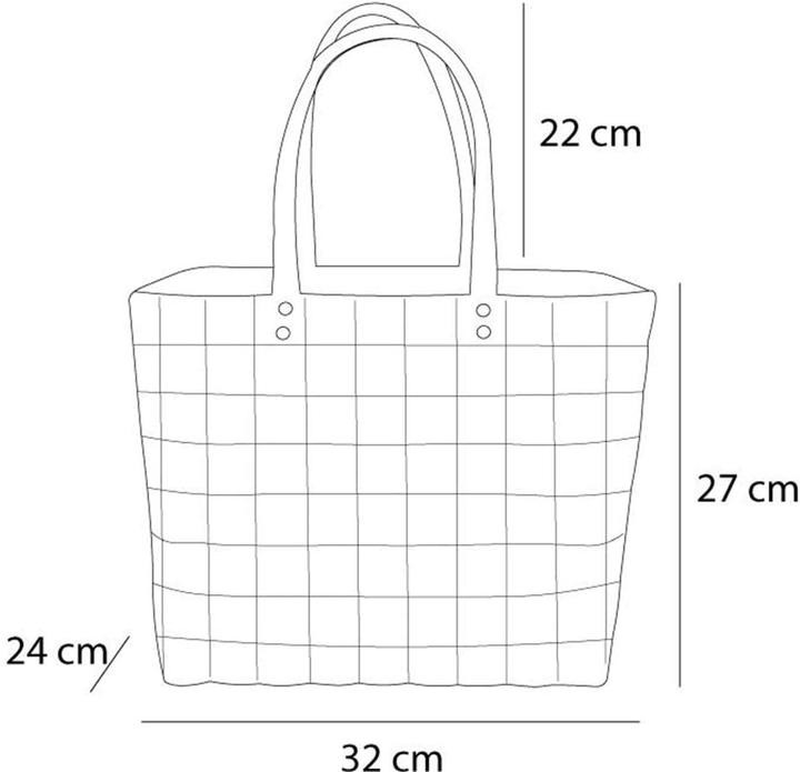 Produktbild Normani Einkaufskorb mit PU-Henkeln - 1545