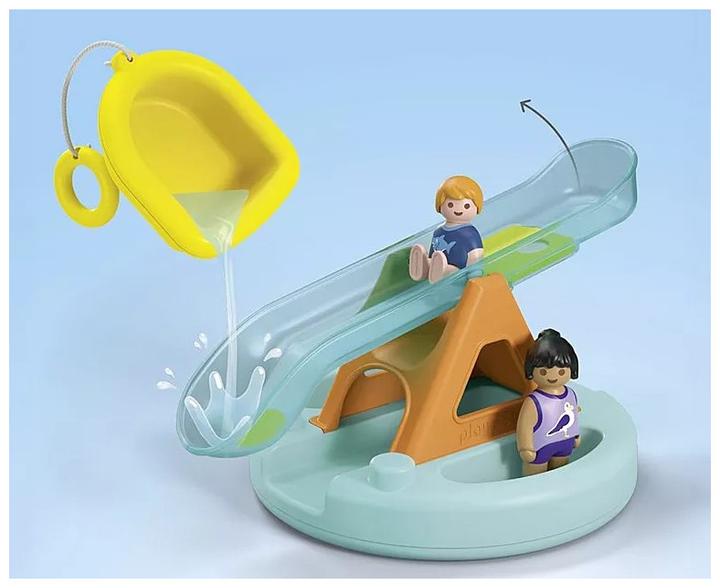 Immagine prodotto Playmobil Badeinsel mit Wasserrutsche (71687, Playmobil Junior)