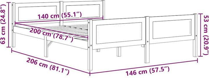 Actual product image VidaXL Kumar (140 x 200)