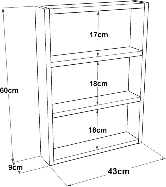 Actual product image En.Casa Lappajärvi (43 x 90 x 60 cm)