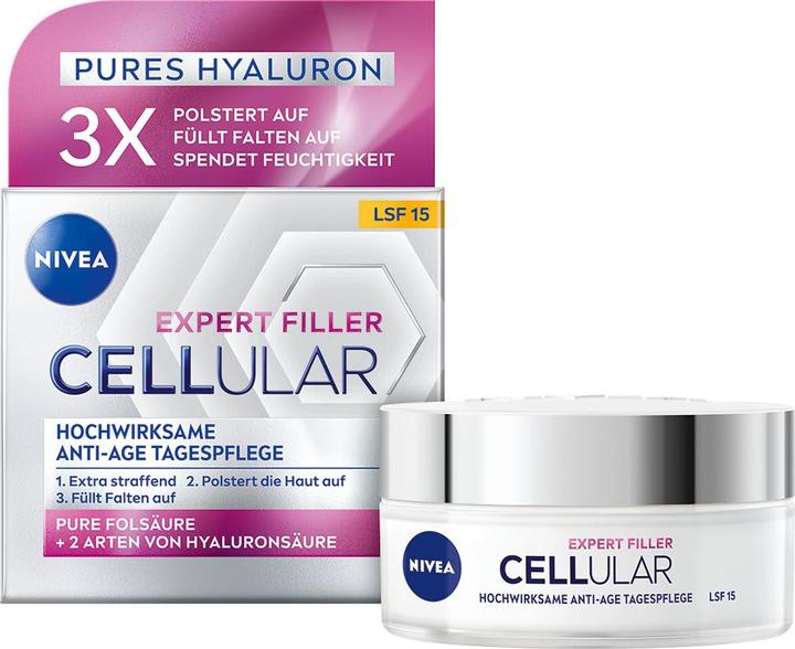Produktbild NIVEA Cellular Expert Filler Tagespflege (50 ml, Tagescreme, SPF 15)