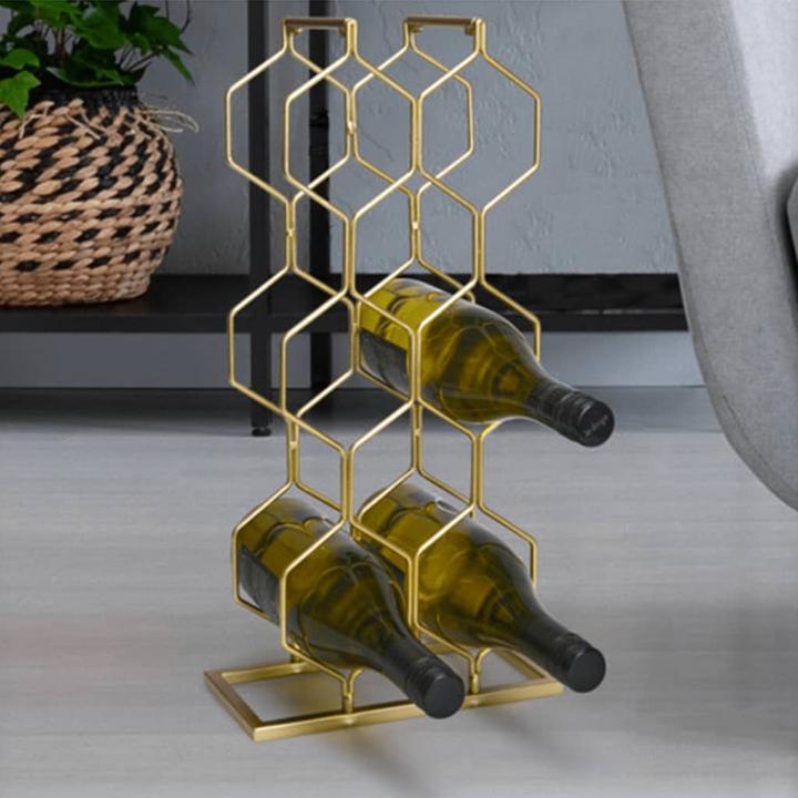Produktbild Lipo Wine Rack Metal For 8 Bottles (23 x 11 x 48 cm)