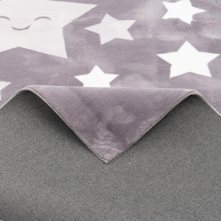 Actual product image Pergamon Super Soft Fellteppich Pearl Kids Sterne (120 x 170 cm)