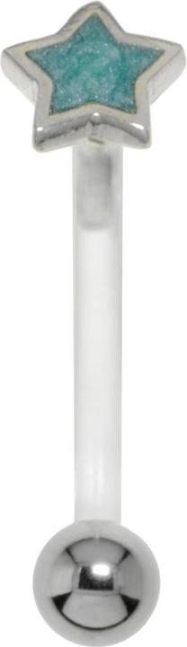 Bijouteria Bauchpiercing (Bioplast, Chirurgenstahl 316L, Silber 925, Email)