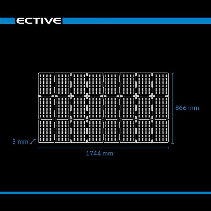 Actual product image Ective MSP 216 SunGrid foldable solar module 216W solar bag (216 W, 5.70 kg)