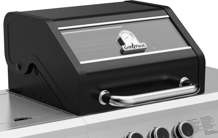 Produktbild Grillfürst G210G 2-Brenner Gasgrill mit Hochtemperaturbrenner und Gusseisen Rosten (7.60 kW)