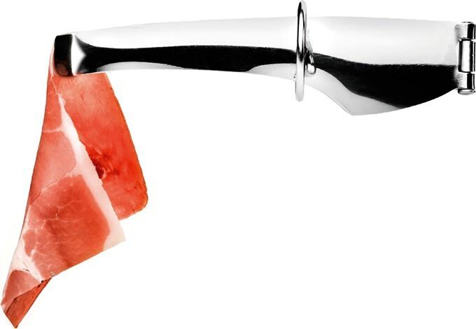 Actual product image Ibili Stainless steel ham tongs 12 cm Ideal tool for serving ham (Serving fork)