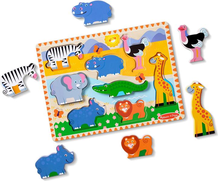 Immagine prodotto Melissa & Doug Puzzle Safari - 8 pezzi (50202) (8 pezzi)