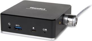 Actual product image Hamlet HDKC-PD8000 Dual Interface Docking Usb-C and (USB-C)