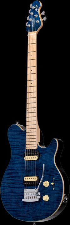 Image du produit Guitare électrique, S.U.B., Axis AX3, Flame Maple Veneer Top, Neptune (Guitare électrique, érable, acajou, Die-cast chrome)