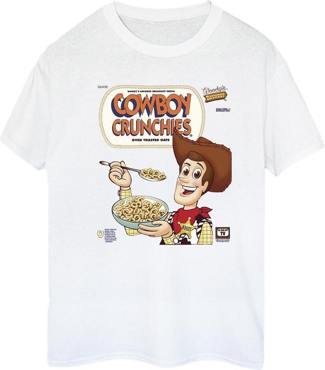 Actual product image Disney Womens/Ladies Toy Story Woody Cowboy Crunchies Cotton Boyfriend T-Shirt (4XL)