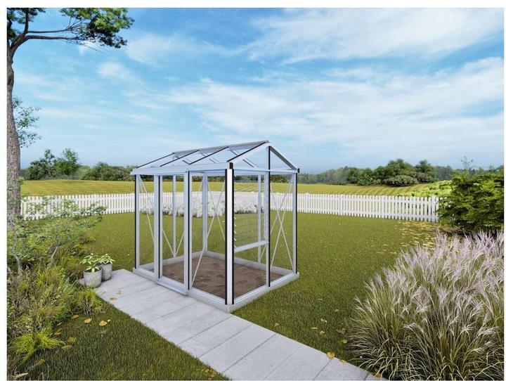 Produktbild Colibri Gewächshaus Helios Urban, Alu 162 x 236 x 217 cm, Glas 4 mm