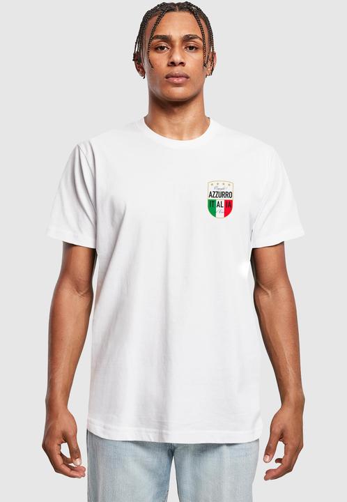 Image du produit Mister Tee MisterTee Azurro Italia Crest Tee - 166913 (5XL)