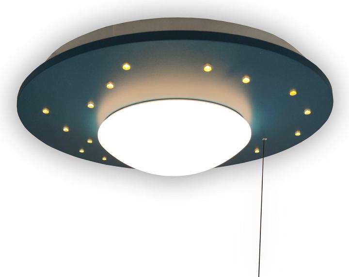 Niermann Stand By Niermann Starlight LED Deckenleuchte E27 Petrol Made in Germany